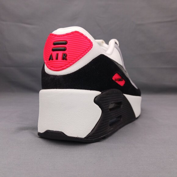 Nike Air Max 90 LV8 Woman's Shoes Summit White Grey Black FD4328 101 Sizes 7-9 - Picture 5 of 9